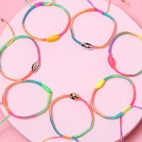 Mode Coquille Corde Coquille Patchwork Filles Bracelets 1 Jeu main image 1