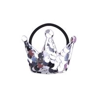 Fashion Star Heart Shape Crown Elastic Band Sequins Hair Tie 1 Piece sku image 15