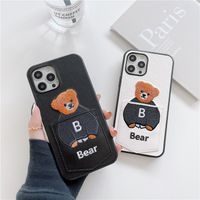 Style De Bande Dessinée Lettre Ours Faux Cuir   Téléphone Accessoires main image 5