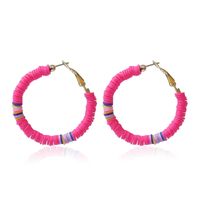 1 Pair Simple Style Classic Style Color Block Beaded Alloy Earrings sku image 4