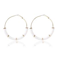 1 Pair Simple Style Classic Style Color Block Beaded Alloy Earrings sku image 9