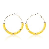 1 Pair Simple Style Classic Style Color Block Beaded Alloy Earrings sku image 10