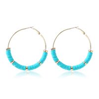 1 Pair Simple Style Classic Style Color Block Beaded Alloy Earrings sku image 12