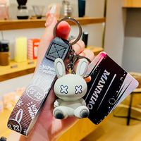 1 Piece Cute Rabbit Hardware Resin Plating Women's Keychain sku image 6