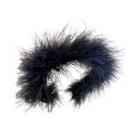 Fashion Solid Color Feather Hair Band 1 Piece main image 2