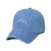 Unisex Fashion Mountain Embroidery Curved Eaves Baseball Cap sku image 4