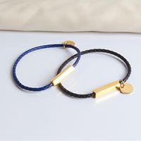 Fashion Geometric Stainless Steel Plating Bracelets 1 Piece main image 1