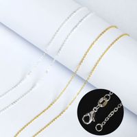 Simple Style Solid Color Metal Plating Jewelry Accessories 1 Piece main image 1