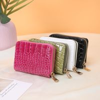 Women's Crocodile Pu Leather Zipper Wallets main image 3