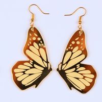 1 Pair Fashion Butterfly Arylic Women's Drop Earrings sku image 1
