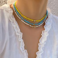Vacation Ethnic Style Pastoral Star Bead + Ccb Beaded Knitting Women's Necklace 1 Piece main image 5
