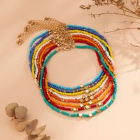 Vacation Ethnic Style Pastoral Star Bead + Ccb Beaded Knitting Women's Necklace 1 Piece main image 4