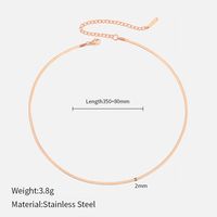 Einfacher Stil Geometrisch Rostfreier Stahl Überzug Halskette sku image 5