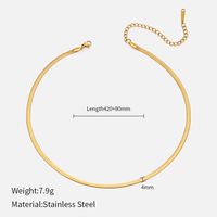 Simple Style Geometric Stainless Steel Plating Necklace sku image 8