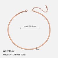 Simple Style Geometric Stainless Steel Plating Necklace sku image 7