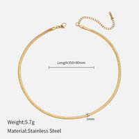 Simple Style Geometric Stainless Steel Plating Necklace sku image 6
