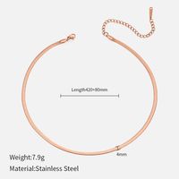 Simple Style Geometric Stainless Steel Plating Necklace sku image 9