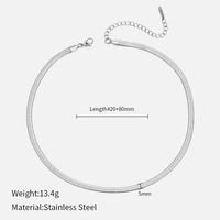 Einfacher Stil Geometrisch Rostfreier Stahl Überzug Halskette sku image 10