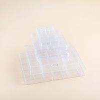 Basic Solid Color Plastic Jewelry Boxes 1 Piece main image 5