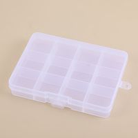 Basic Solid Color Plastic Jewelry Boxes 1 Piece sku image 1