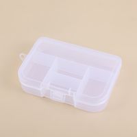Basic Solid Color Plastic Jewelry Boxes 1 Piece sku image 2