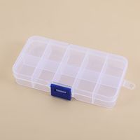 Basic Solid Color Plastic Jewelry Boxes 1 Piece sku image 4