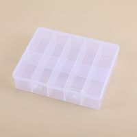Basic Solid Color Plastic Jewelry Boxes 1 Piece sku image 3