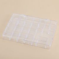 Basic Solid Color Plastic Jewelry Boxes 1 Piece sku image 18