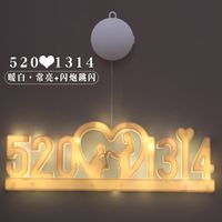 Valentine's Day Romantic Heart Shape Plastic Date Lightings sku image 11