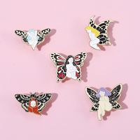 Fashion Cartoon Character Butterfly Alloy Plating Unisex Brooches main image 1