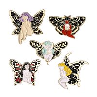 Fashion Cartoon Character Butterfly Alloy Plating Unisex Brooches main image 4