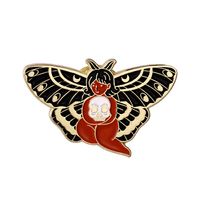 Fashion Cartoon Character Butterfly Alloy Plating Unisex Brooches sku image 3