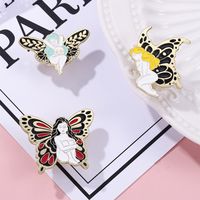 Fashion Cartoon Character Butterfly Alloy Plating Unisex Brooches main image 2