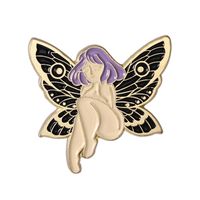 Fashion Cartoon Character Butterfly Alloy Plating Unisex Brooches sku image 2