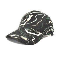 Unisex Fashion Swirl Pattern Printing Curved Eaves Baseball Cap sku image 2