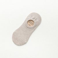 Frau Mode Einfarbig Baumwolle Handgemacht Crew Socken Ein Paar sku image 2