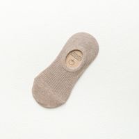 Frau Mode Einfarbig Baumwolle Handgemacht Crew Socken Ein Paar sku image 4