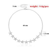 1 Piece Simple Style Star Alloy Plating Women's Choker main image 3