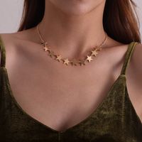 1 Piece Simple Style Star Alloy Plating Women's Choker main image 1