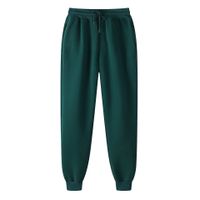 Men's Sports Solid Color Polyester Rib-knit Active Bottoms Straight Pants main image 4