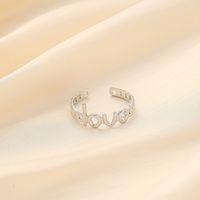 Simple Style Star Heart Shape Stainless Steel Plating Open Ring 1 Piece sku image 3