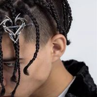 Fashion Heart Shape Alloy Plating Hair Clip 1 Piece main image 4