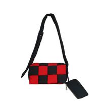 Women's Medium Oxford Cloth Solid Color Fashion Square Magnetic Buckle Crossbody Bag sku image 6