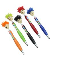 Cute Cartoon Plush Furry Screen Ballpoint Pen Head Pen sku image 3