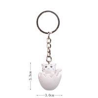 1 Piece Cute Cat Alloy Plastic Unisex Bag Pendant Keychain sku image 1