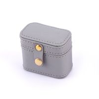 1 Piece Fashion Solid Color Pu Leather Jewelry Boxes sku image 4