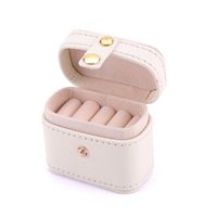 1 Piece Fashion Solid Color Pu Leather Jewelry Boxes main image 3