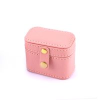 1 Piece Fashion Solid Color Pu Leather Jewelry Boxes sku image 2