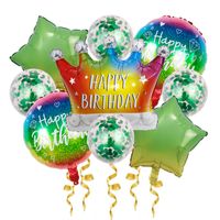 Birthday Letter Star Aluminum Film Party Balloons 1 Set sku image 2