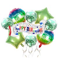 Birthday Letter Star Aluminum Film Party Balloons 1 Set main image 5